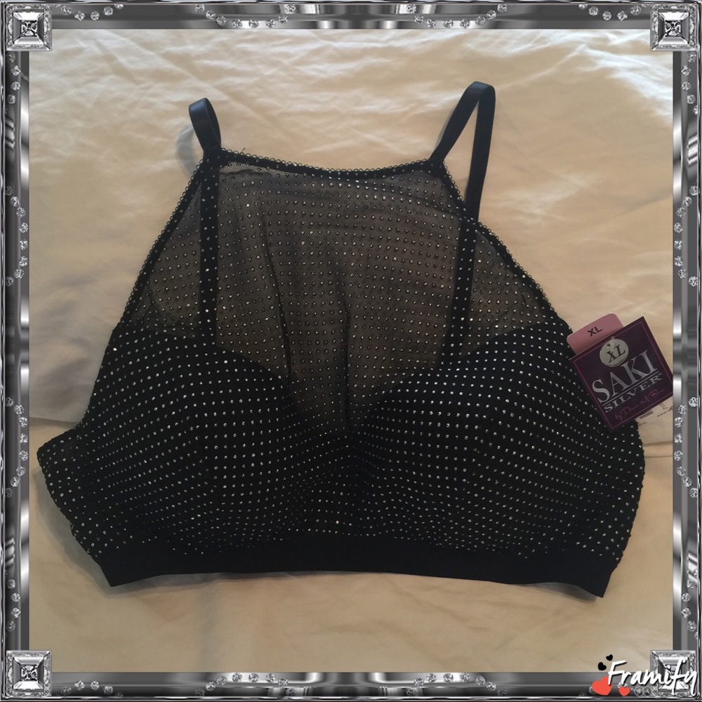 Saki Silver Bra